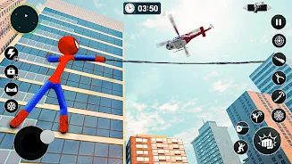 Flying Spider Rope Hero Games應用截圖第4張