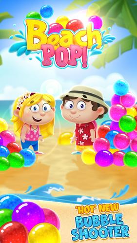 Bubble Shooter: Beach Game Pop Captura de tela 1