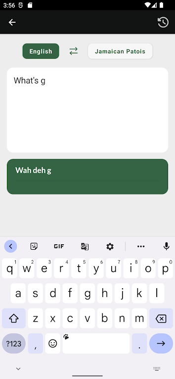 Jamaican Patwah Translator Captura de tela 2