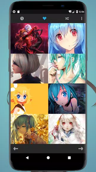 Beauty Anime Girls Wallpapers ဖန်သားပြင်ဓာတ်ပုံ 3