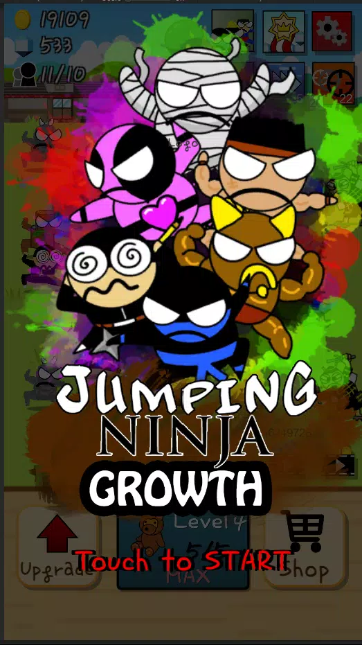 Ninja Growth - Brand new clicker game Mod Ekran Görüntüsü 3