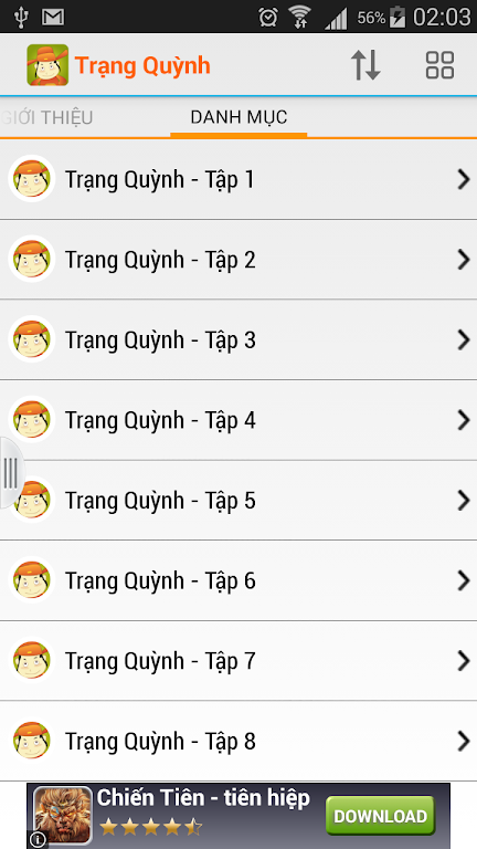 Trạng Quỳnh (trọn bộ)应用截图第1张