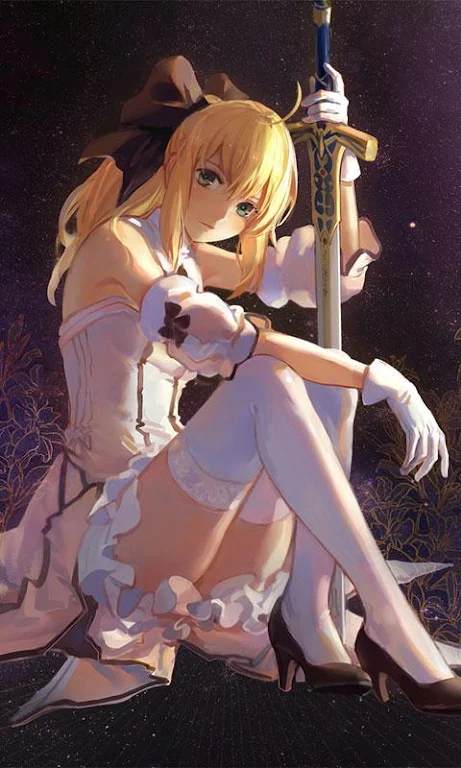 Anime Girl Wallpaper HD by PK Wallpapers ♥ Hearts Ekran Görüntüsü 1