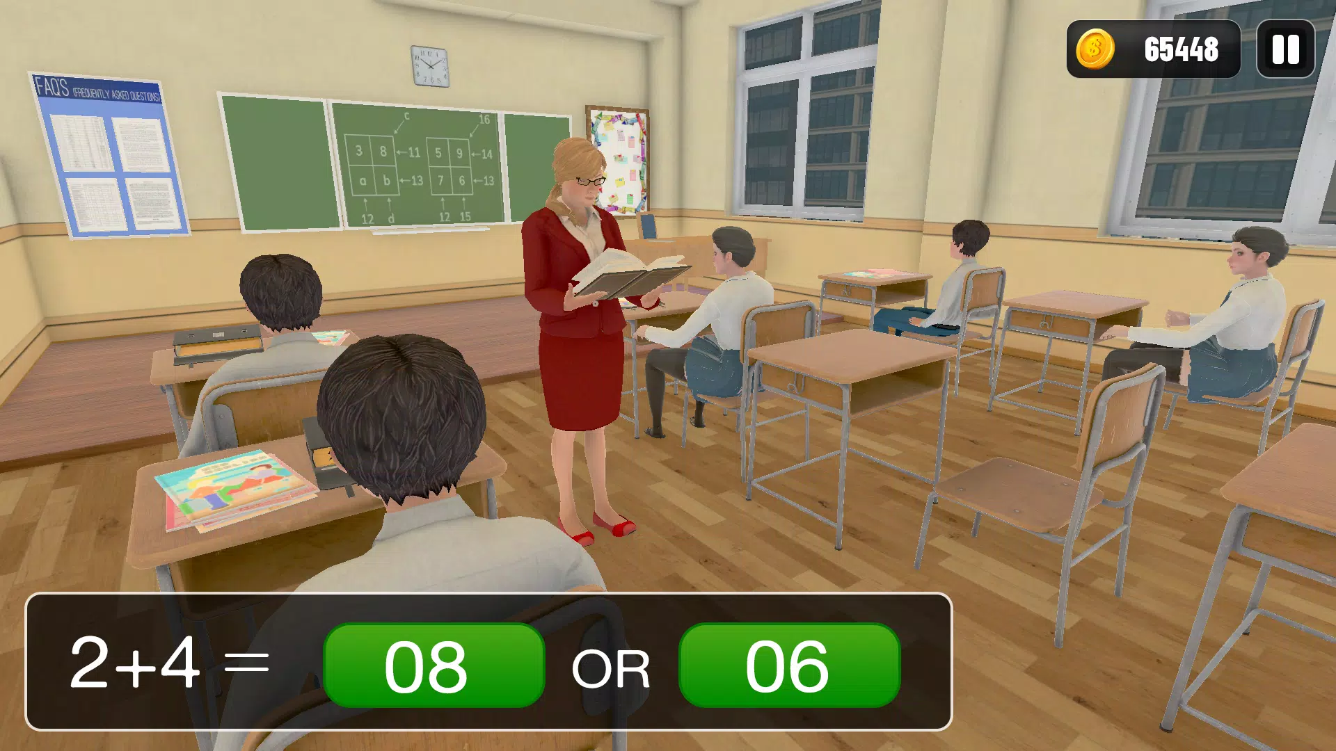 School Teacher Games 3D Capture d'écran 1