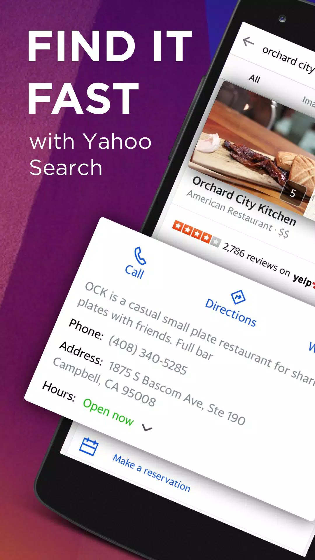 Yahoo Search スクリーンショット 1