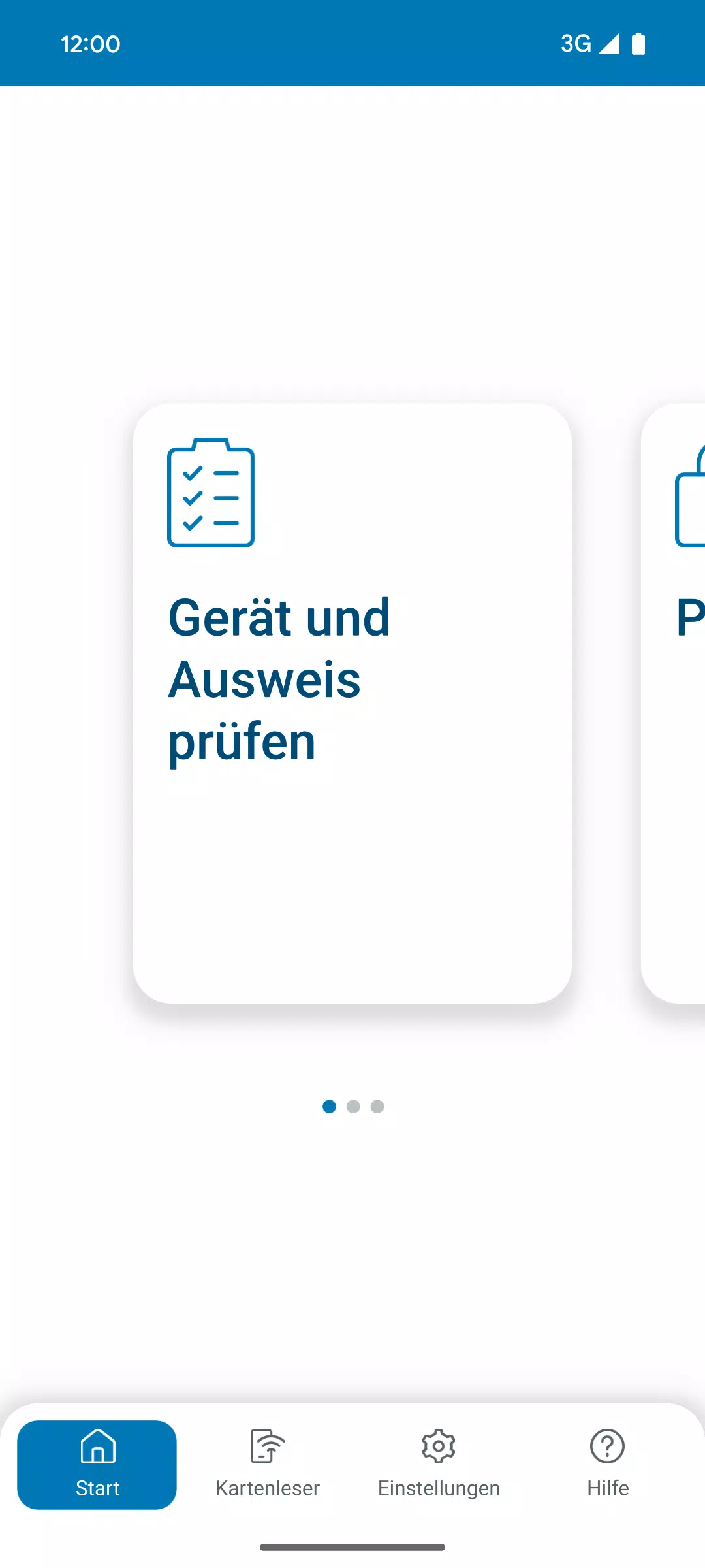 AusweisApp Bund ภาพหน้าจอ 1
