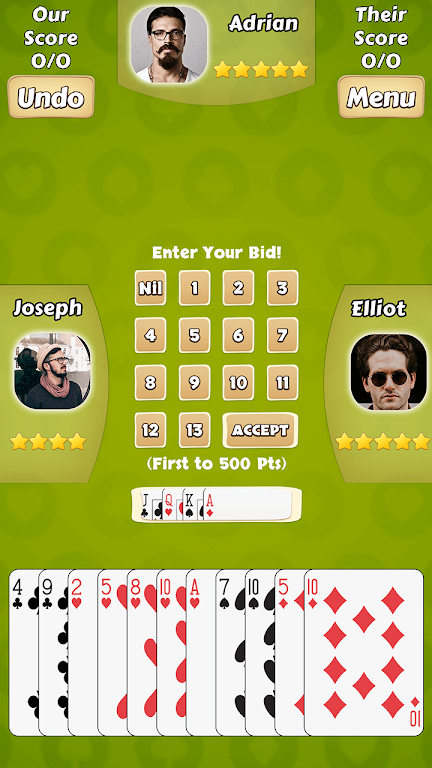 Spade Card Game Ảnh chụp màn hình 3