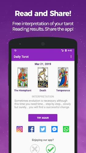 Tarot - Daily Tarot Reading ဖန်သားပြင်ဓာတ်ပုံ 4