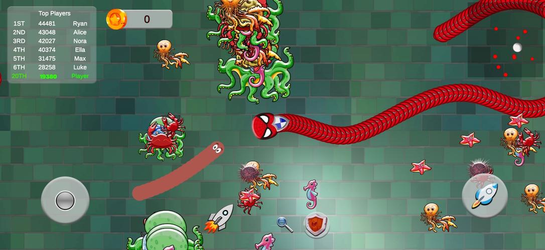 Snake Zone.io Slither Worm スクリーンショット 4