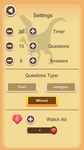 Dinosaurs Quiz 스크린샷 3