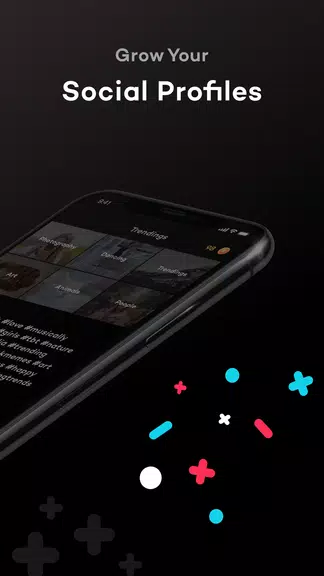 TikPlus for social profiles, likes and fans Captura de pantalla 3