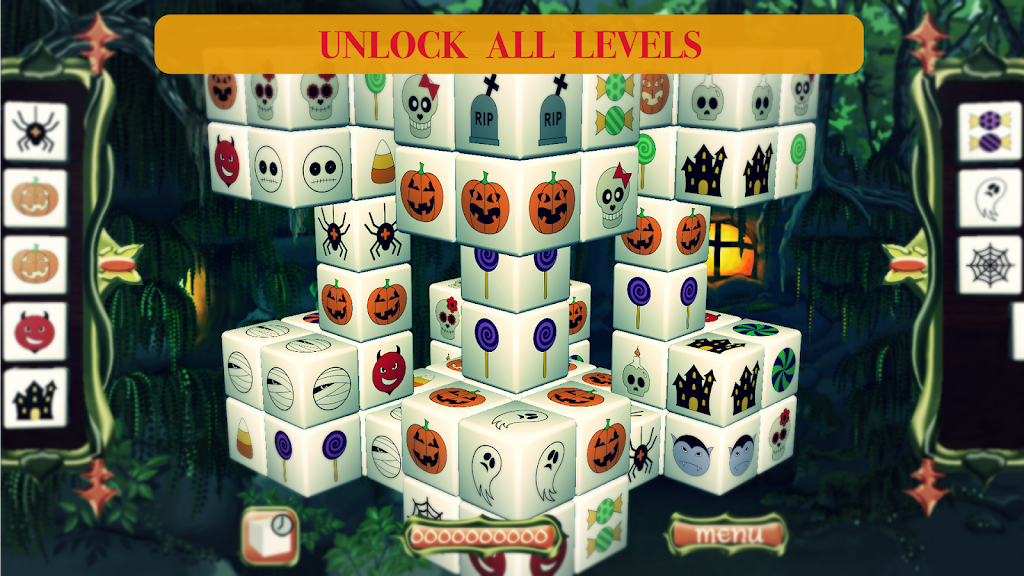 Fairy Mahjong Halloween Schermafbeelding 2