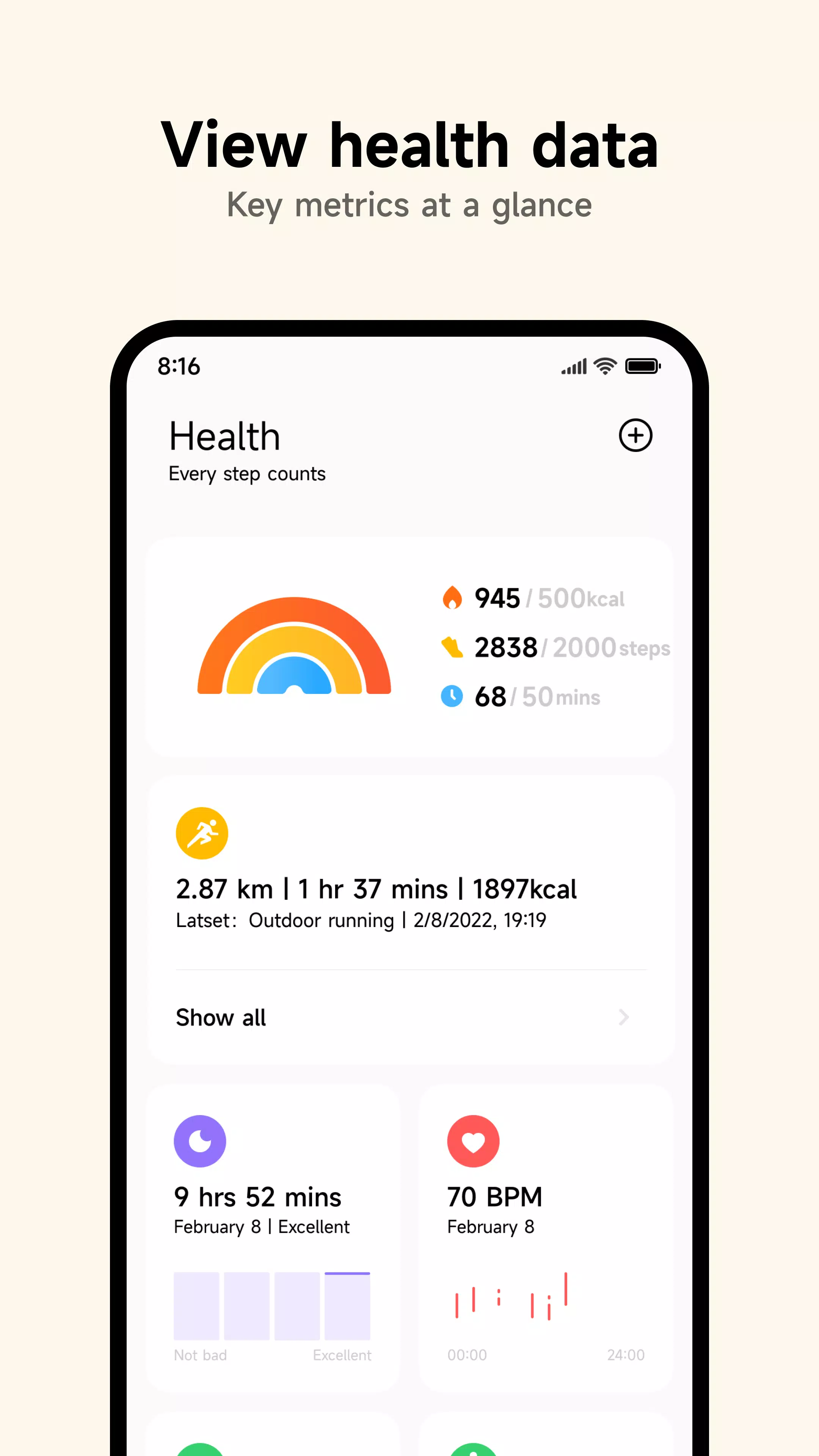 Mi Fitness (Xiaomi Wear) Screenshot 1