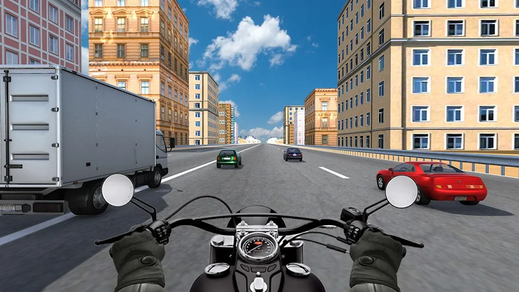 City Bike Traffic Race in Crowd Taxi 3D應用截圖第1張