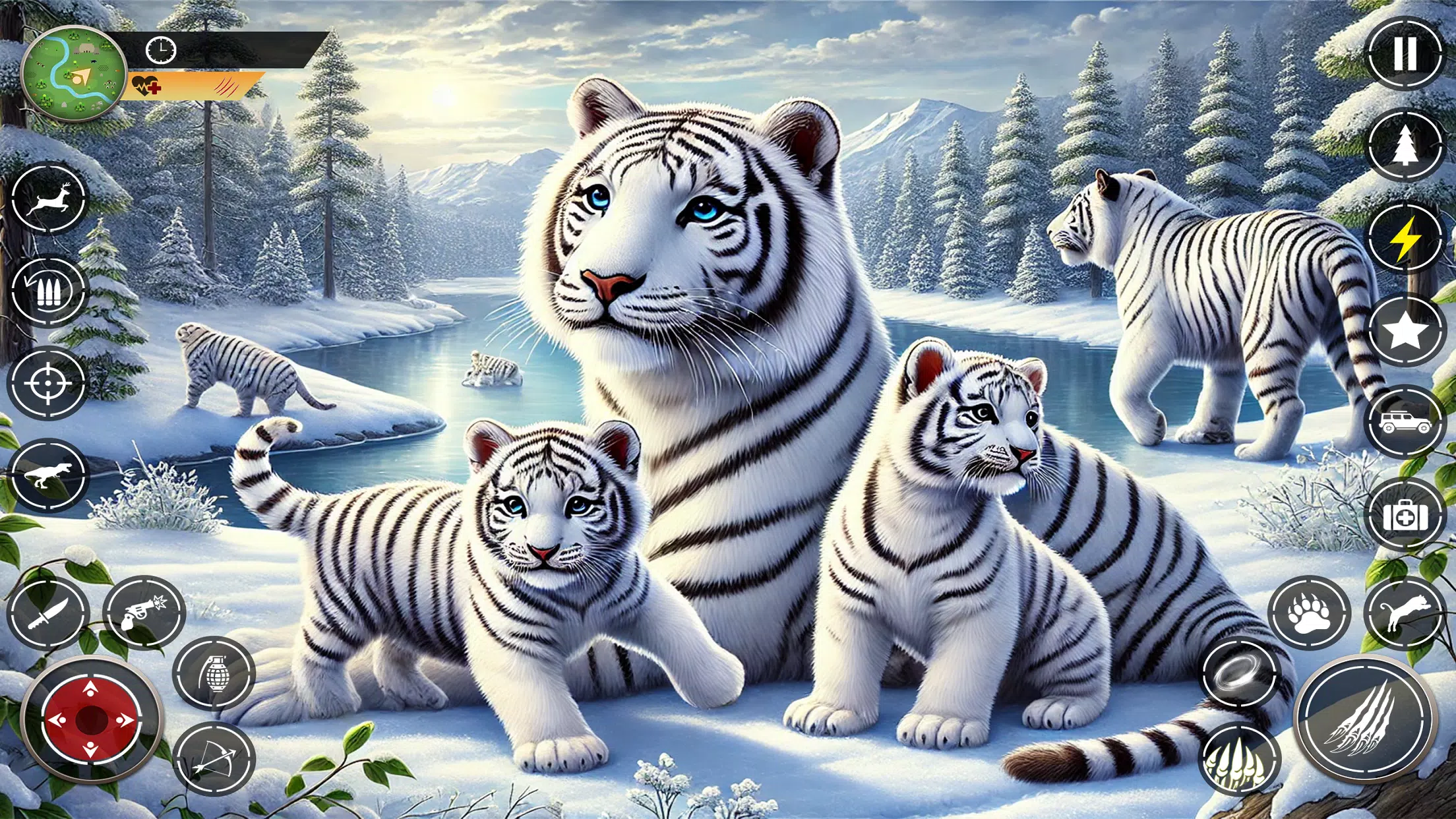 Snow Tiger Family Simulator 3D應用截圖第1張