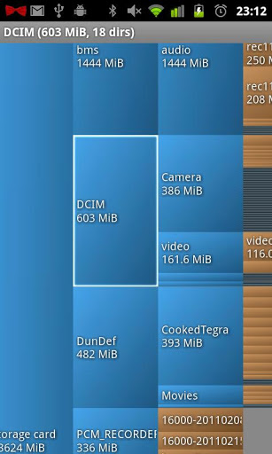 Schermata DiskUsage 2