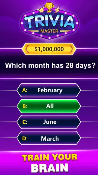 Trivia Master - Word Quiz Game スクリーンショット 1