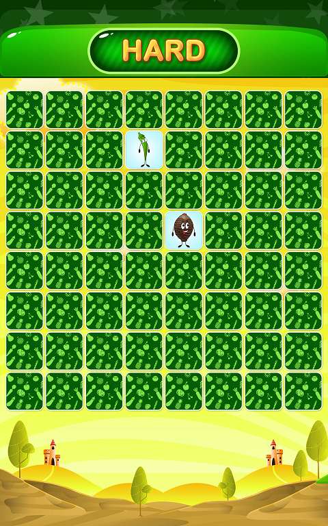 Vegetable Memory Match Game Screenshot 2