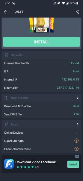 Internet speed test Meter Скриншот 4