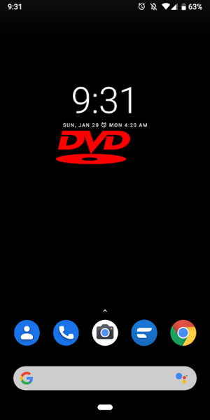 Bouncing DVD Screensaver Live Captura de pantalla 3