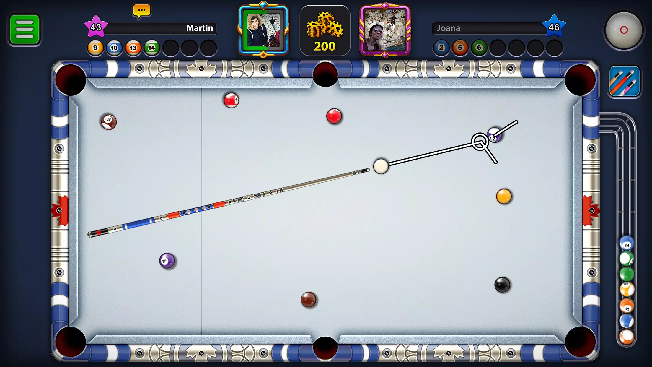 Billiards Game: 8 Ball Pool Screenshot 2