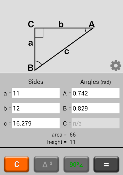 Triangle Calculator应用截图第2张