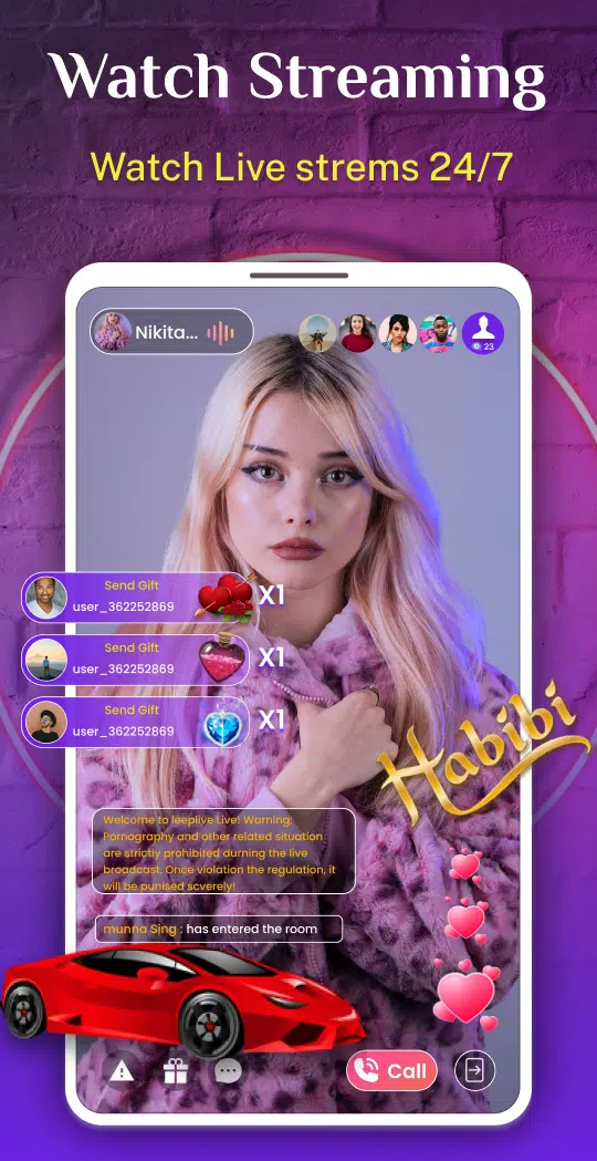 TitoLive - Live Video Chat App スクリーンショット 4