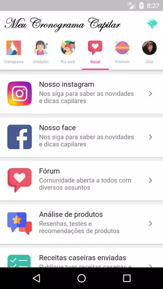 Meu Cronograma Capilar Captura de tela 3
