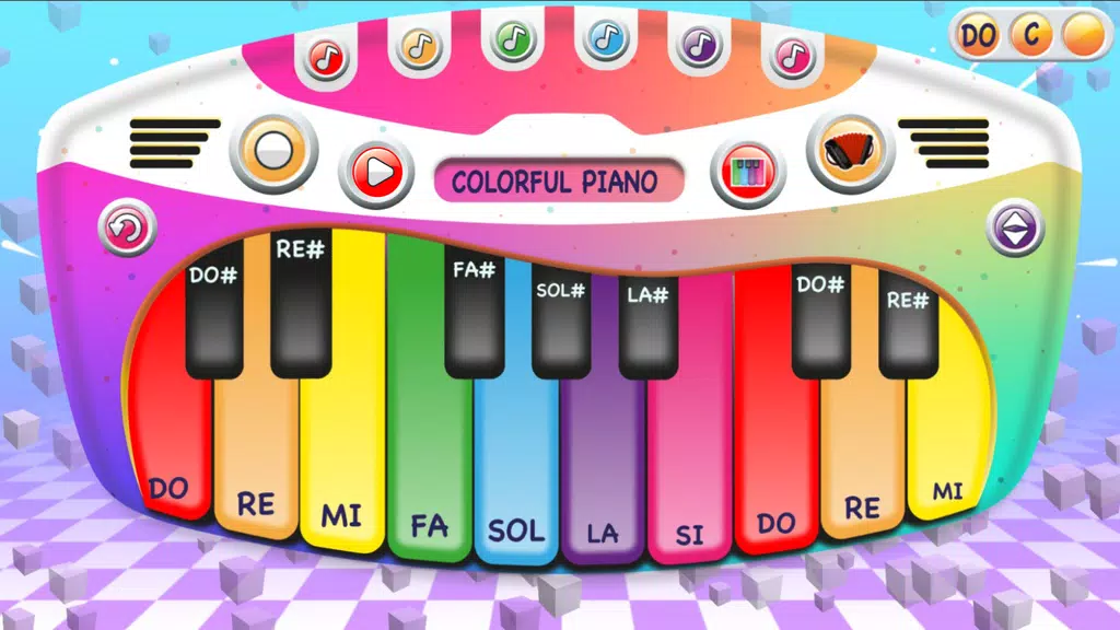Colorful Piano Screenshot 1