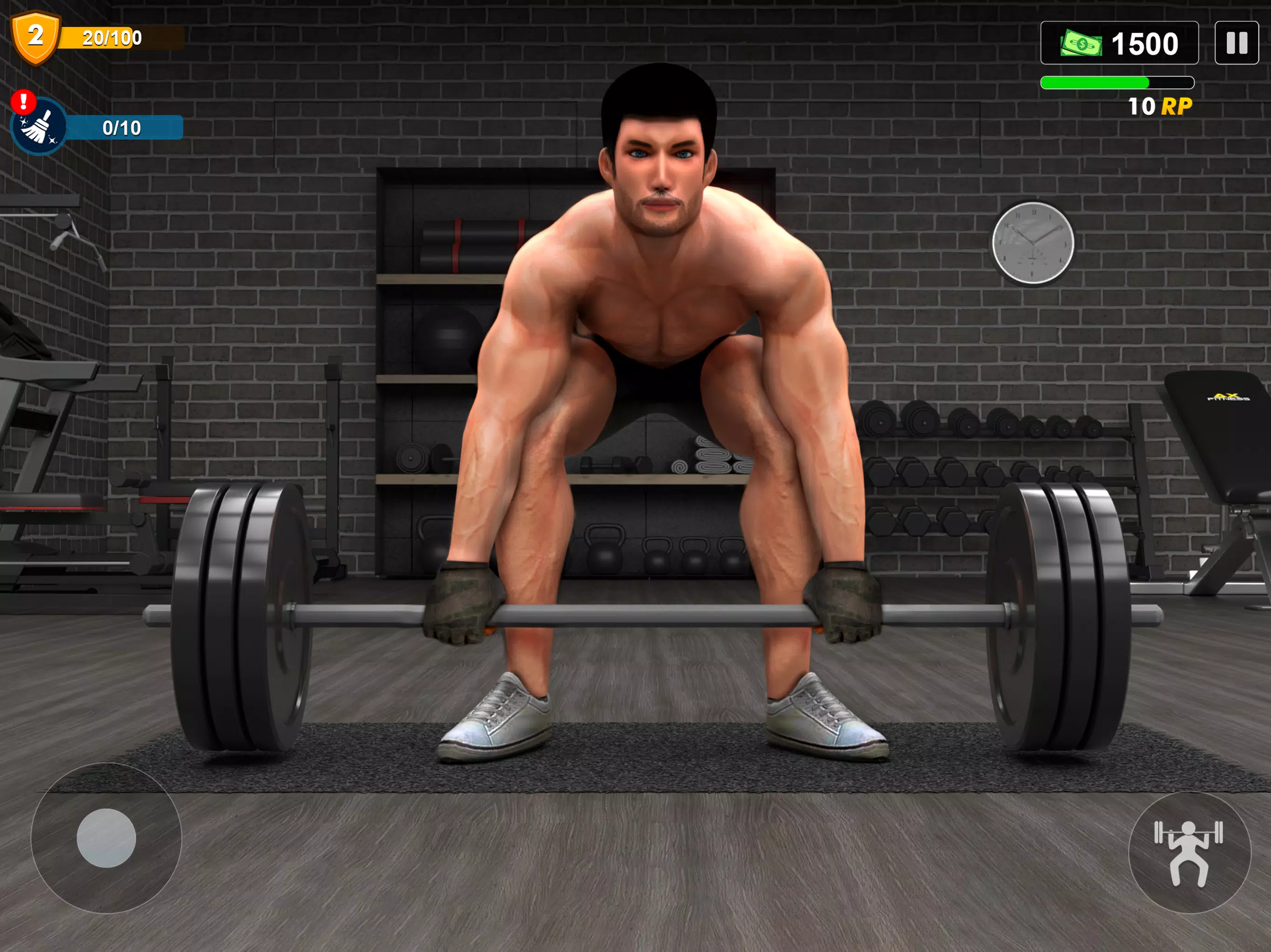Workout Gym Simulator Game 24 ภาพหน้าจอ 4