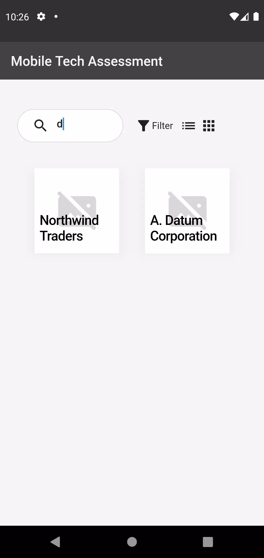 Flutter Tech Assessment Screenshot 3