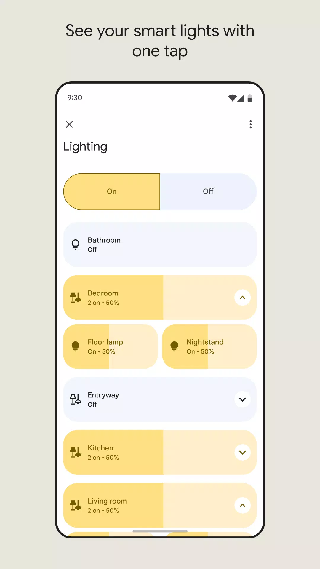 Google Home ဖန်သားပြင်ဓာတ်ပုံ 3