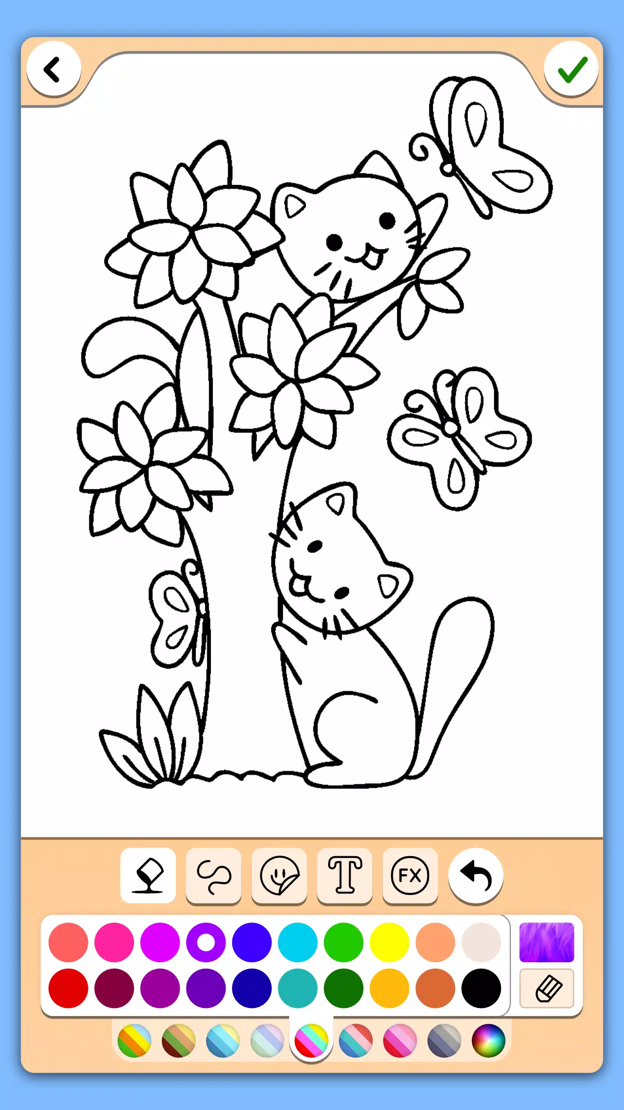 Schermata Coloring for girls and women 3