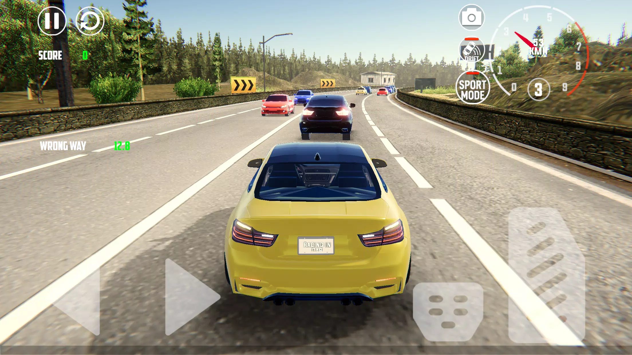 Racing in Car Driving Games 24 Schermafbeelding 3