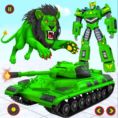 Army Tank Lion Robot Capture d'écran 1