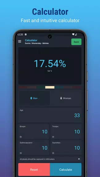 Plixi - Fat calculator Ảnh chụp màn hình 1