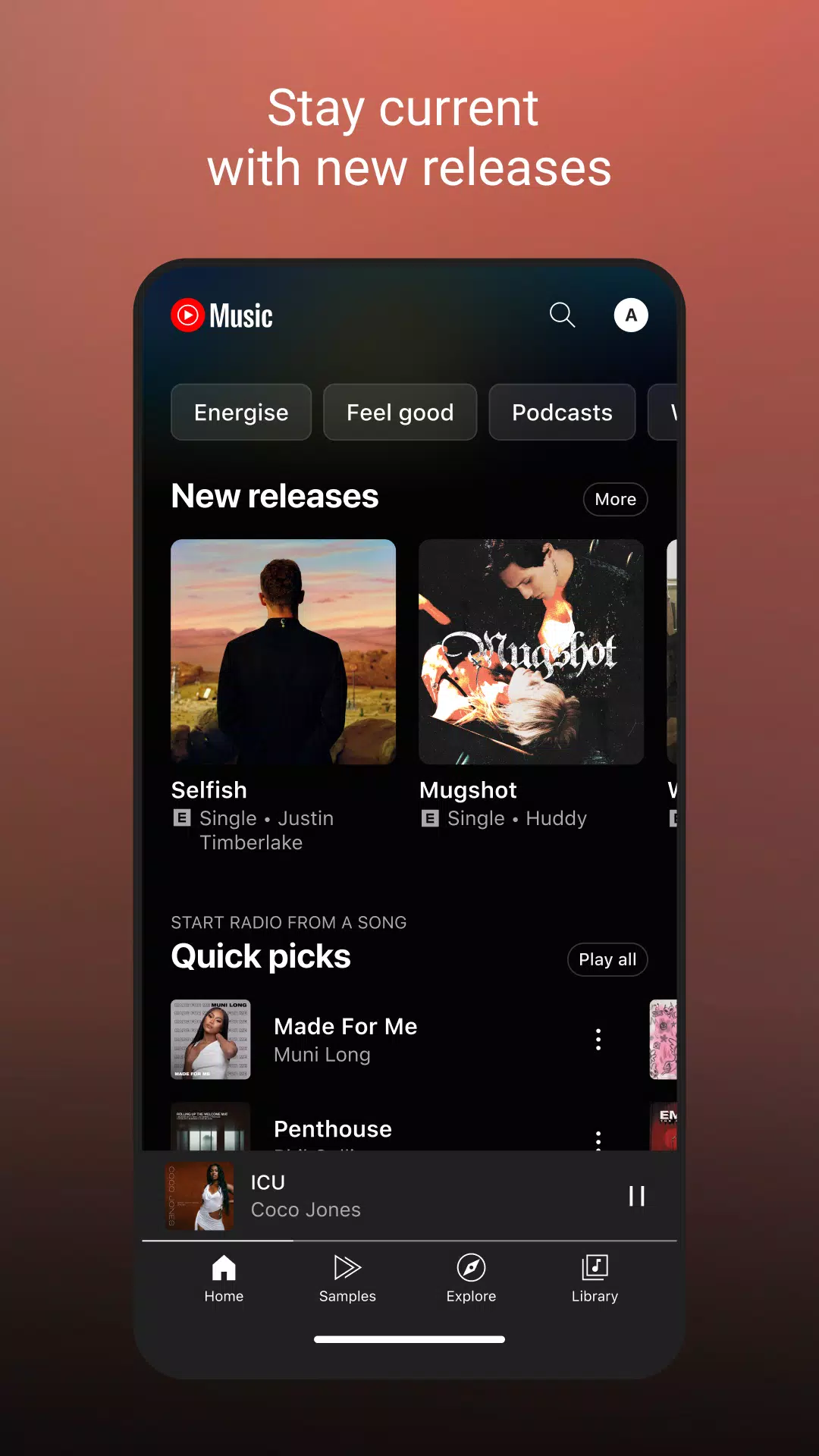 Schermata YouTube Music 2