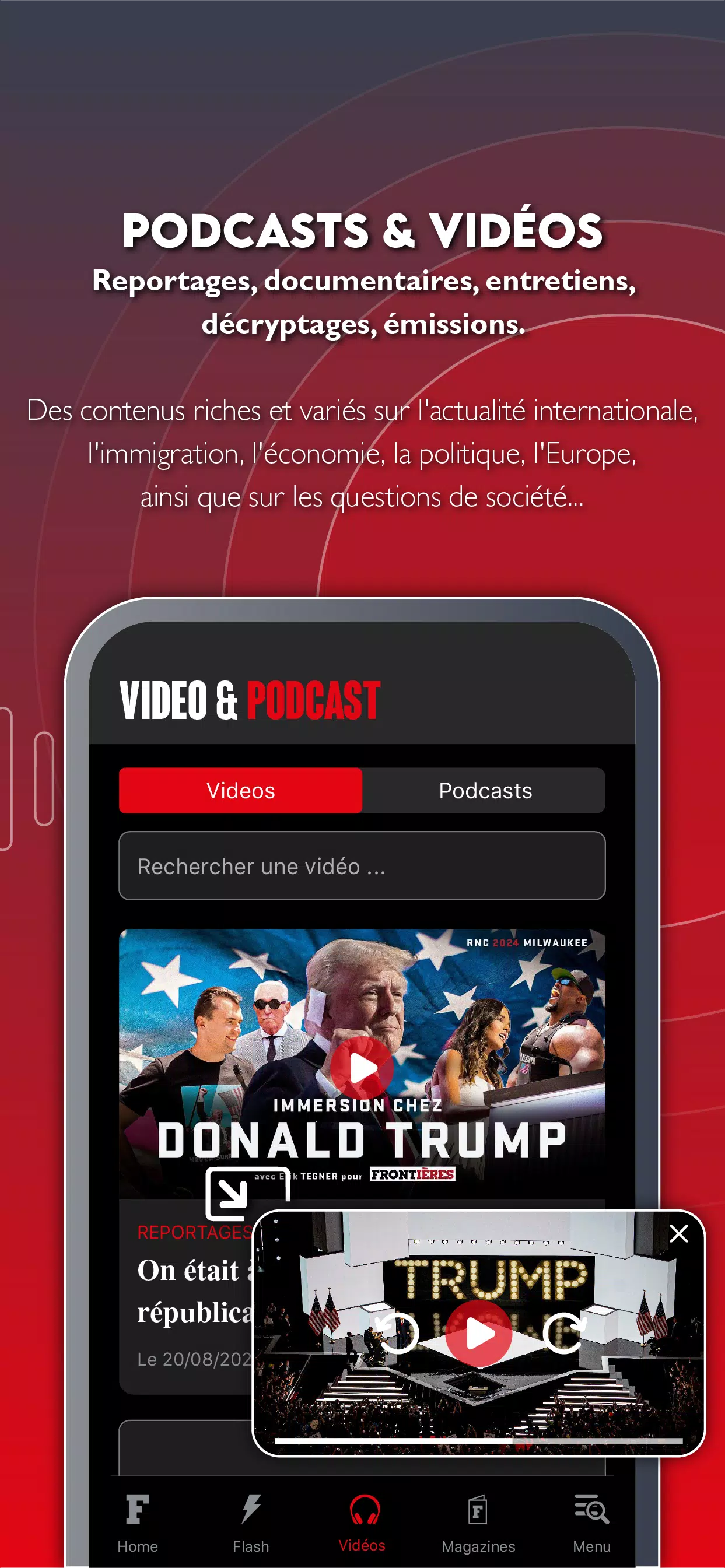 Frontières Media應用截圖第3張