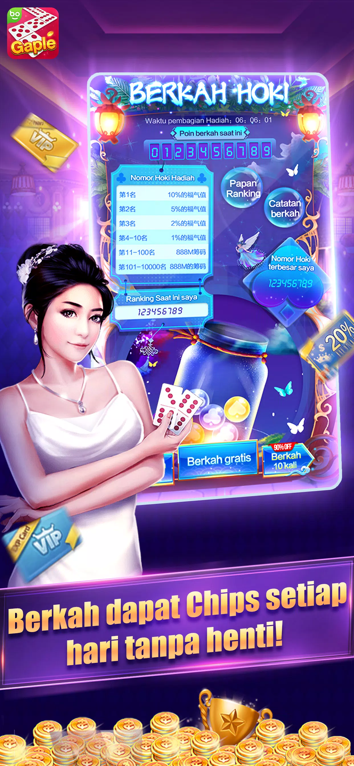 Domino Gaple Boya:Qiuqiu Capsa Скриншот 4