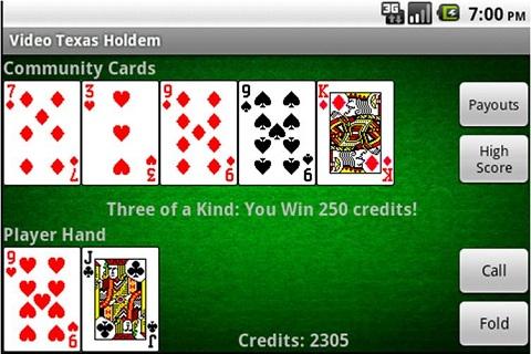 Video Texas Holdem Poker 스크린샷 2