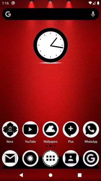 Oreo White Icon Pack P2 Ảnh chụp màn hình 1
