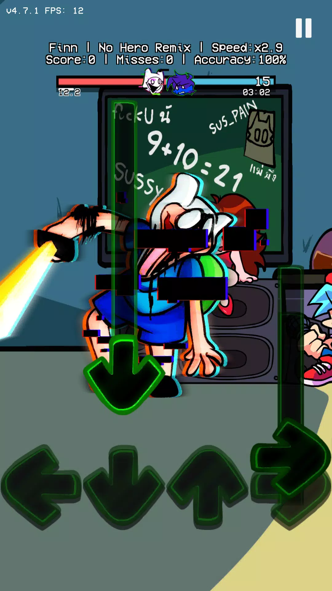 Finn Digital Darkness Battle Screenshot 1