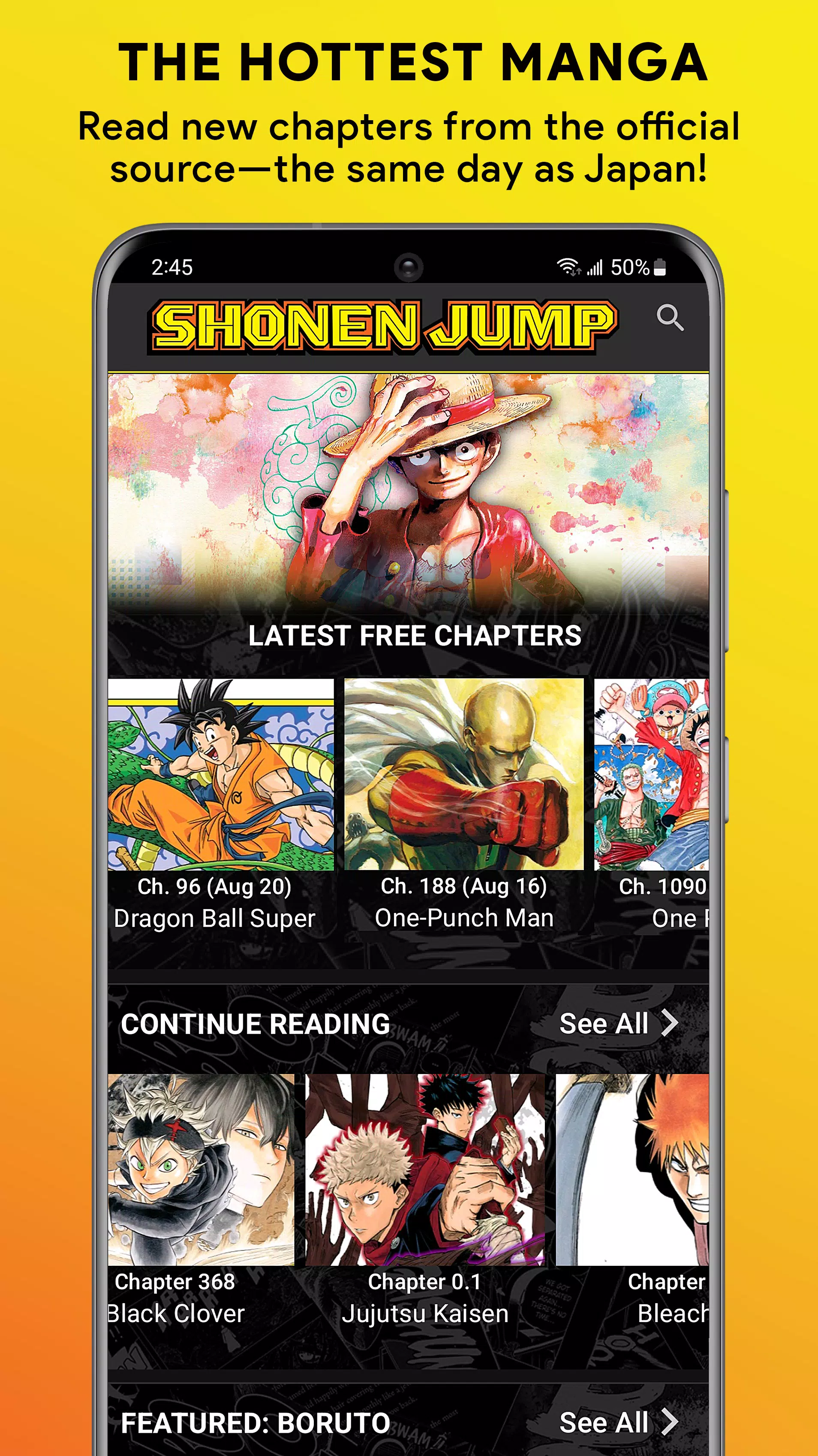 Shonen Jump Screenshot 1