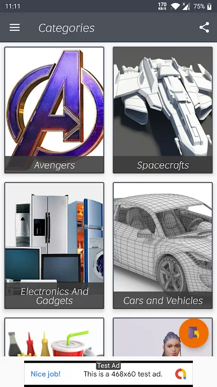 3D Model Viewer - OBJ/STL/DAE ภาพหน้าจอ 1