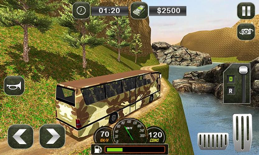 Army Bus Transporter Coach Fun 스크린샷 2