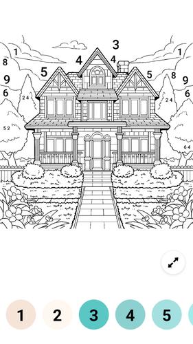 Coloring Book-lake colouring Captura de pantalla 1