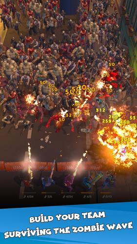 Idle Zombie Wave Tangkapan skrin 1