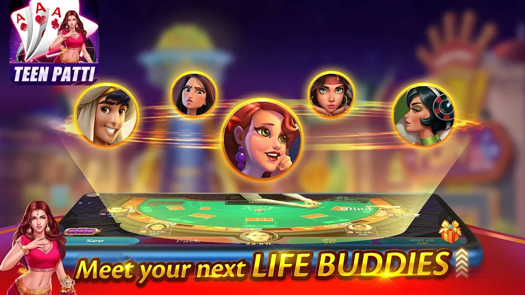 Teen Patti Indian 3 Patti Game ဖန်သားပြင်ဓာတ်ပုံ 3