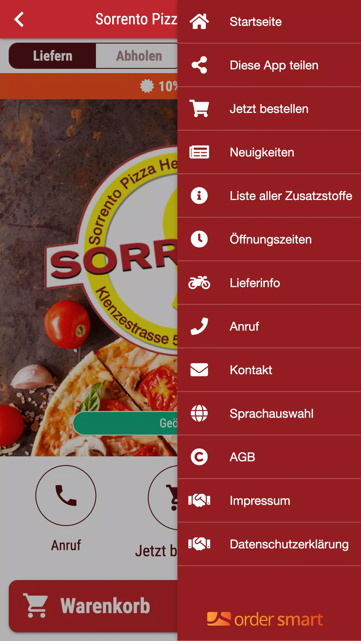Sorrento Pizza Heimservice應用截圖第3張