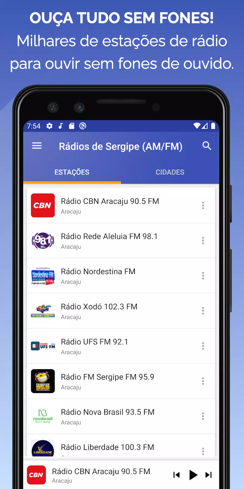 Rádios de Sergipe (AM/FM) 스크린샷 1